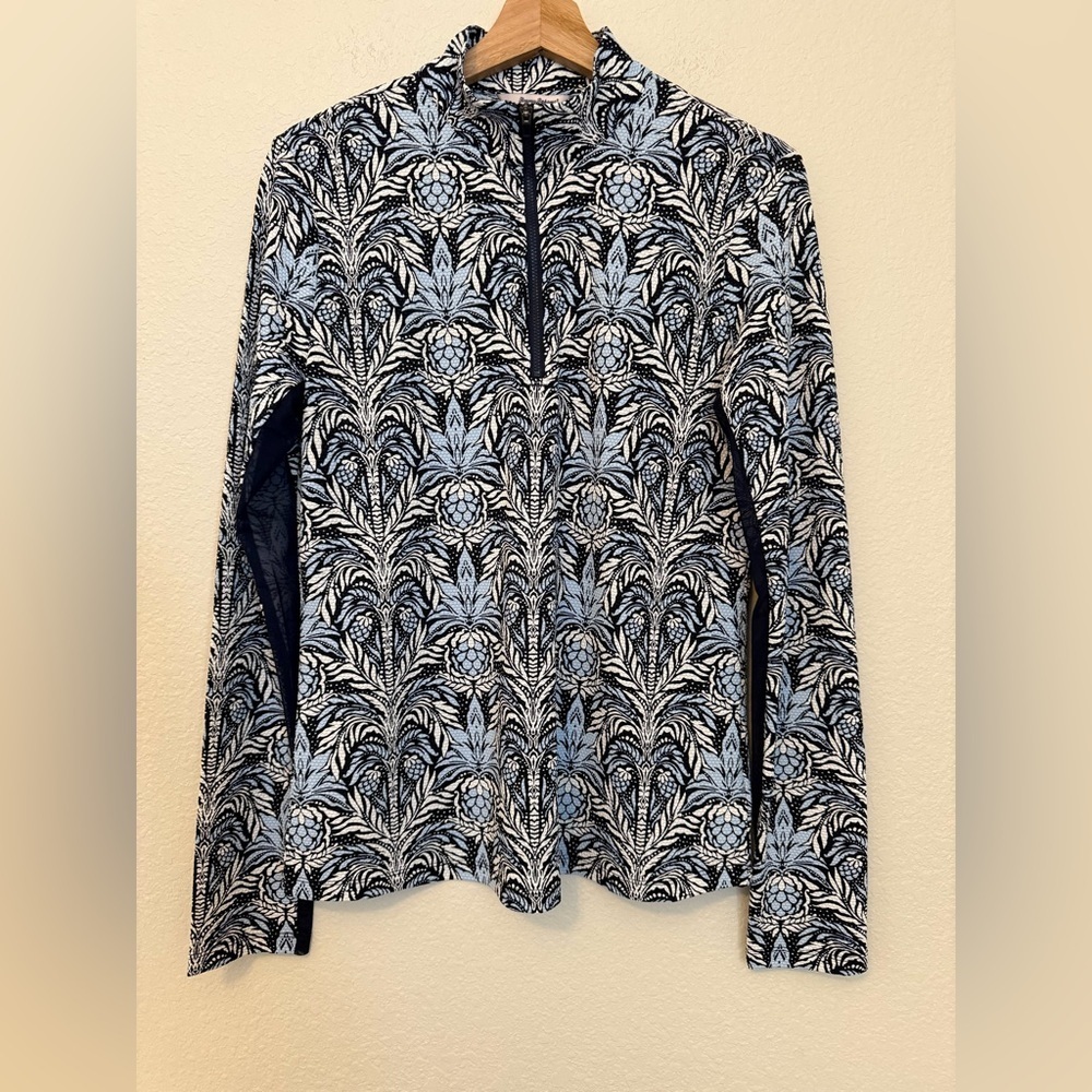 Tommy Bahama Everyday Active UPF 50 Long Sleeve Tropical Print Shirt